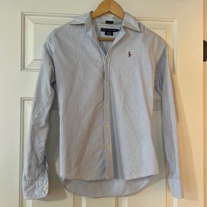Size 2. Slim Fit Ralph Lauren button down.